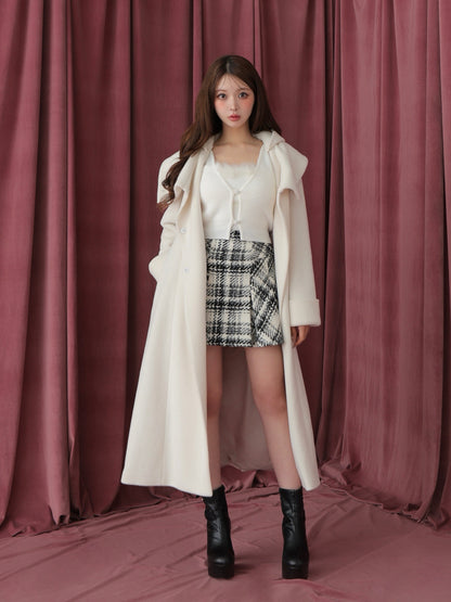 Feather knit cami cardigan(eme10750)