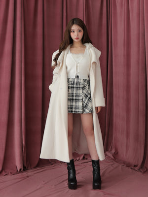 Feather knit cami cardigan(eme10750)