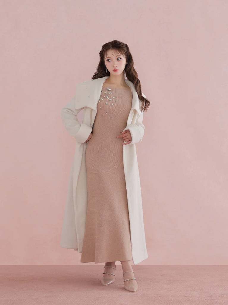 model：160cm　(size：F　color：White)