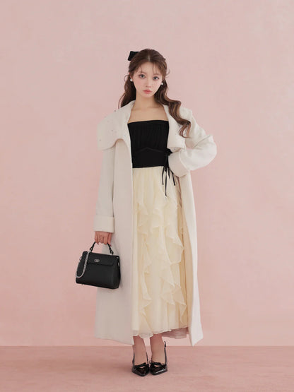 model：160cm　(size：F　color：White)