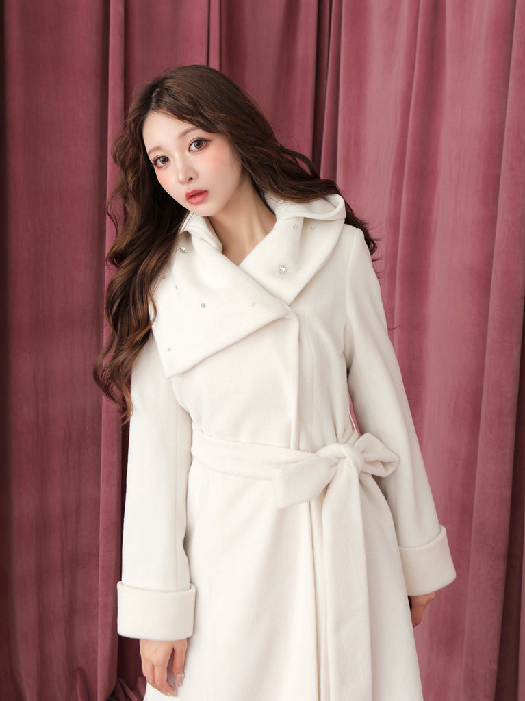 model：160cm　(size：F　color：White)
