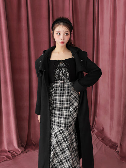model：160cm　(size：F　color：Black)