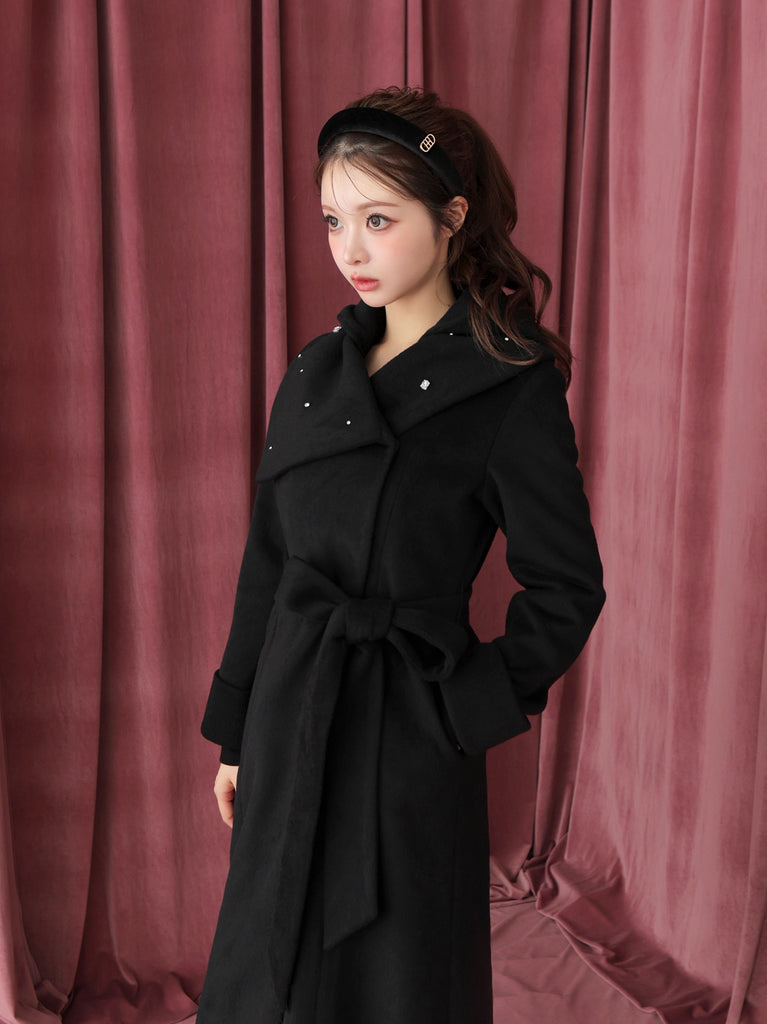 model：160cm　(size：F　color：Black)