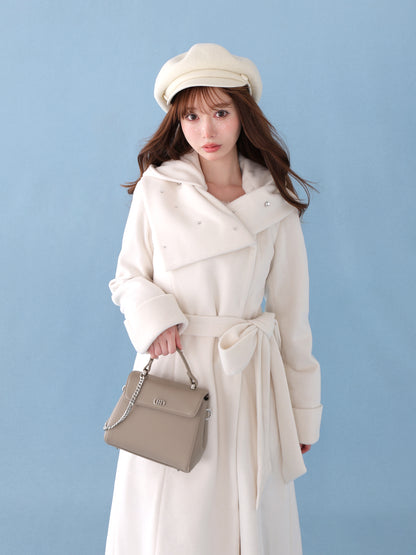 model：162cm　(size：F　color：White)