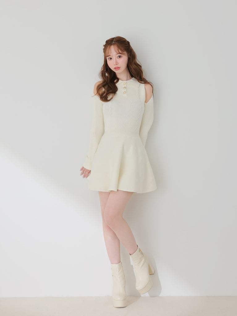 model：160cm　(size：F　color：Ivory)