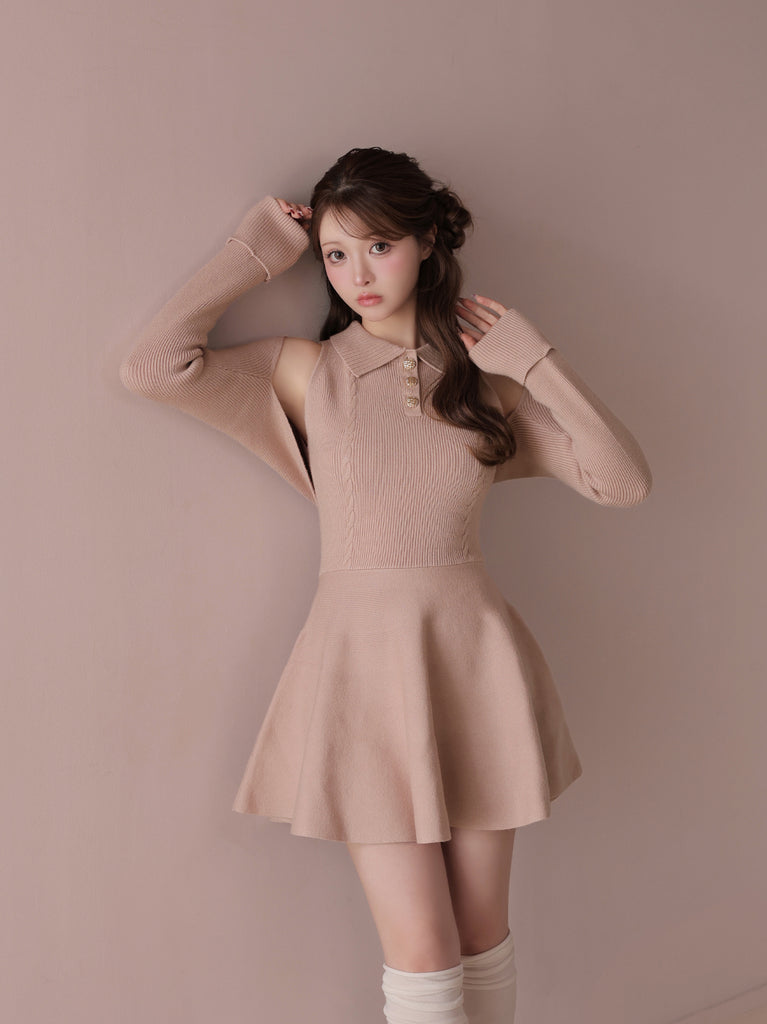 model：160cm　(size：F　color：Pink)
