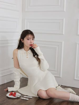 model：160cm　(size：F　color：Ivory)
