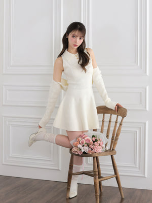 model：160cm　(size：F　color：Ivory)