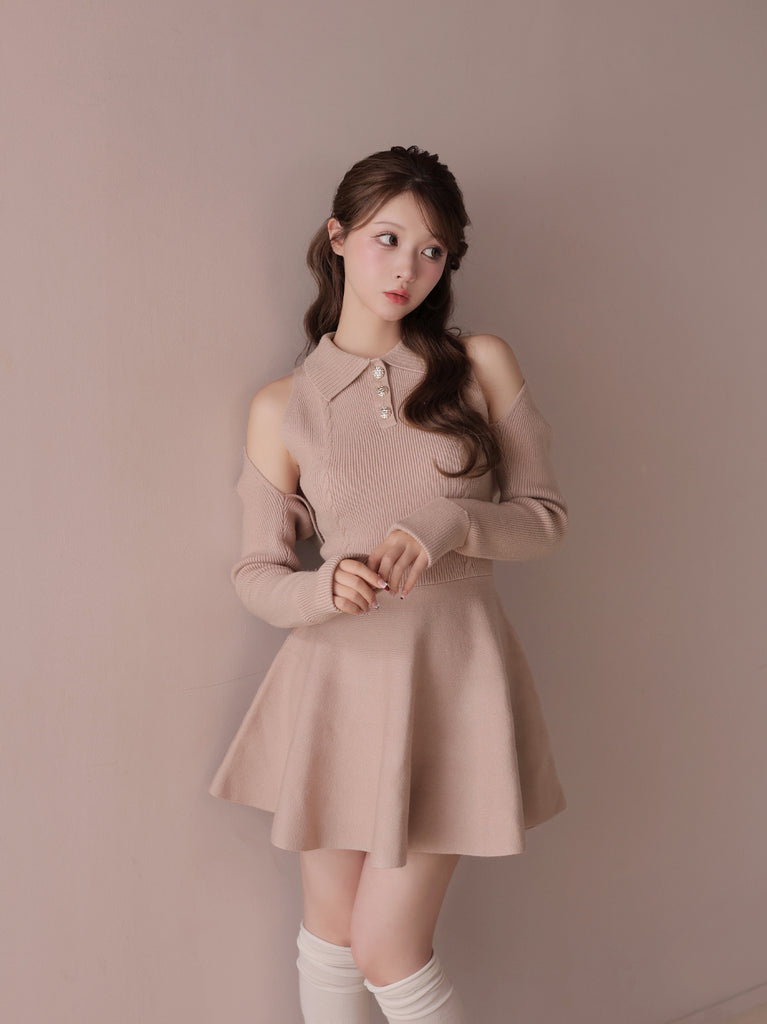 model：160cm　(size：F　color：Pink)