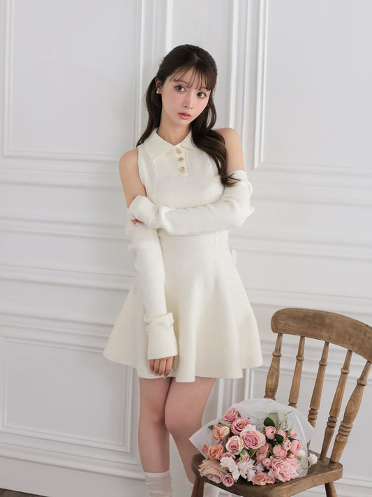 model：160cm　(size：F　color：Ivory)