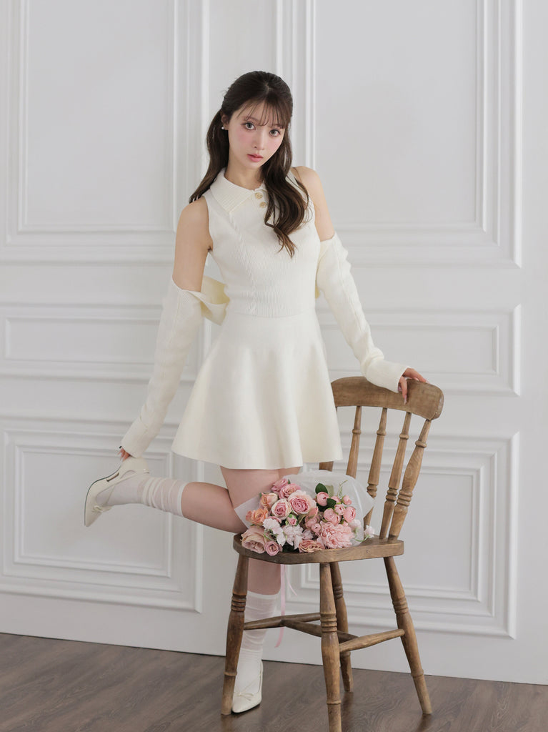 model：160cm　(size：F　color：Ivory)