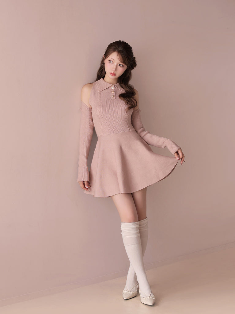 model：160cm　(size：F　color：Pink)