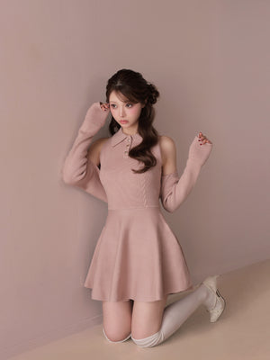 model：160cm　(size：F　color：Pink)