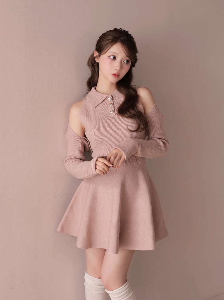 model：160cm　(size：F　color：Pink)