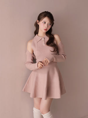 model：160cm　(size：F　color：Pink)