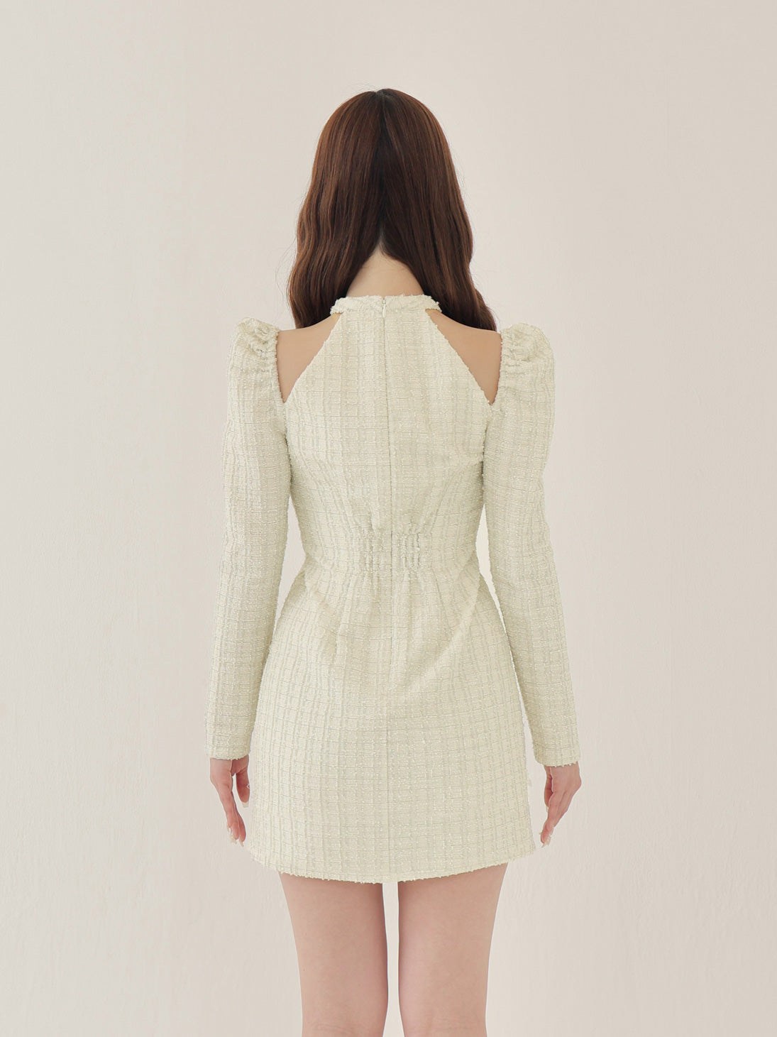 Bell cut tweed mini onepiece(eme10829) – M me eme