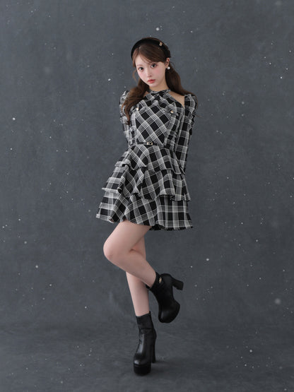 Emblem charm platform short boots(eme10728)