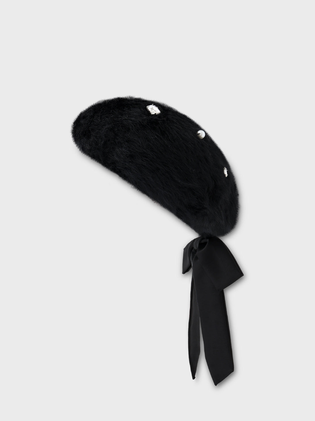 【Pre Order】Etoile ribbon beret(eme10833)