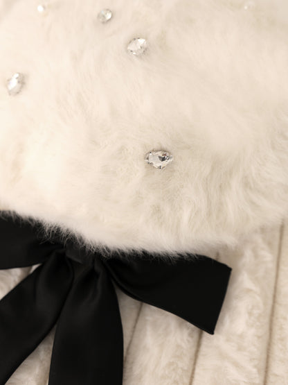 【Pre Order】Etoile ribbon beret(eme10833)