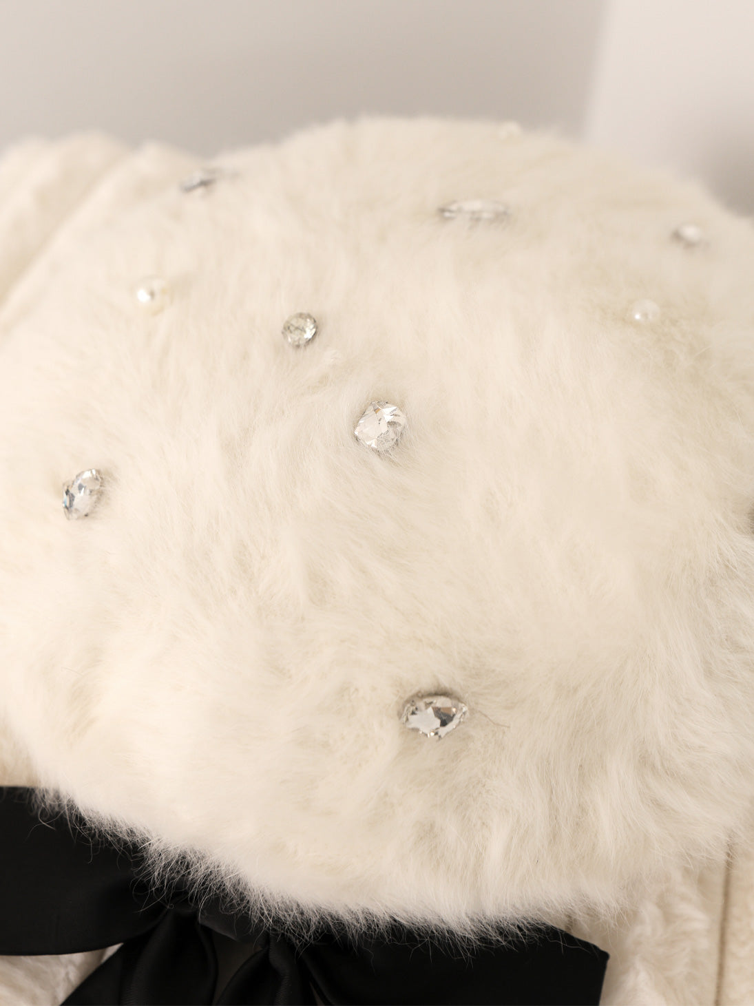 【Pre Order】Etoile ribbon beret(eme10833)