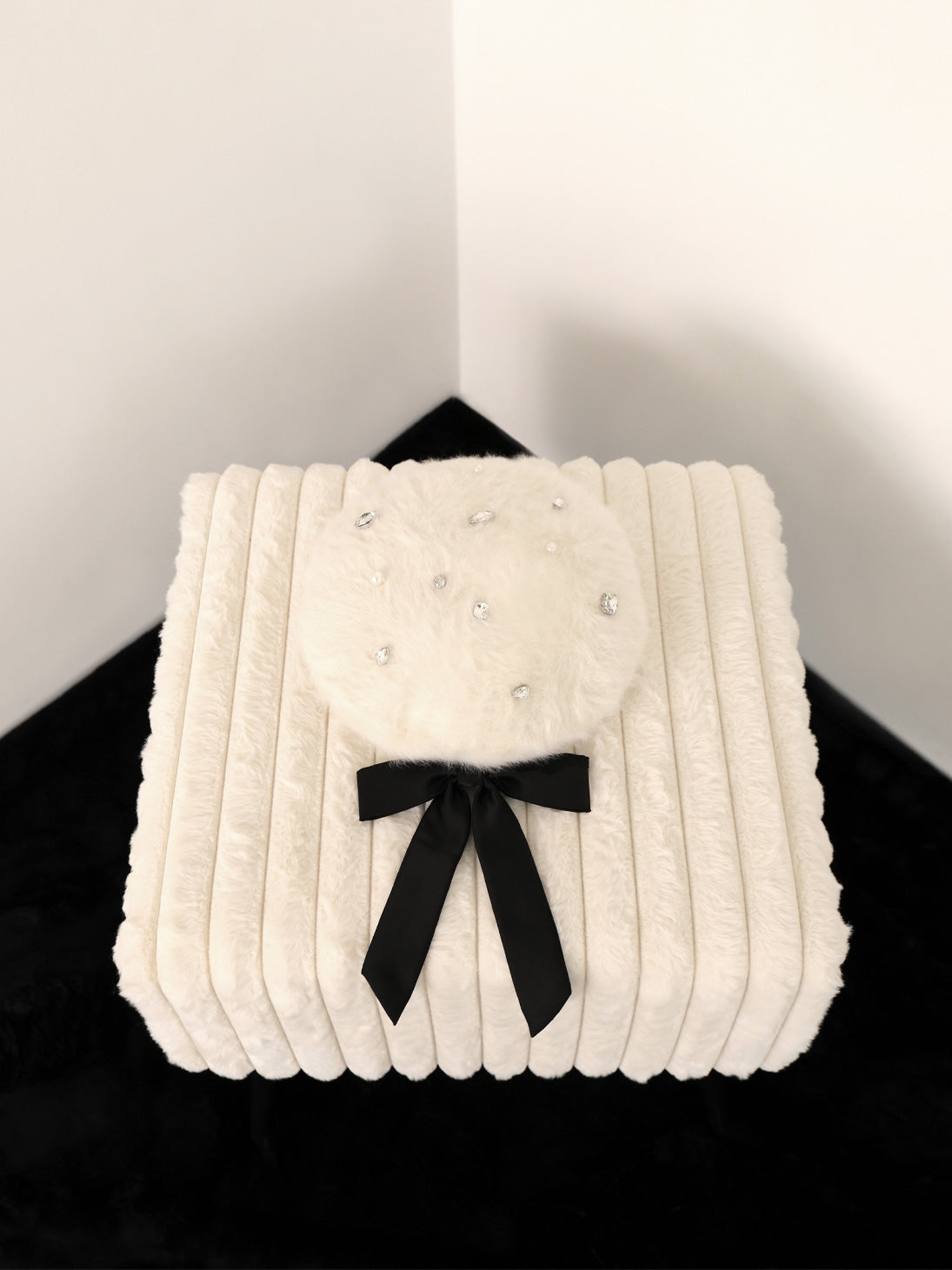 【Pre Order】Etoile ribbon beret(eme10833)