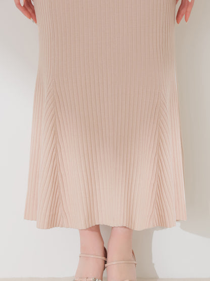 Tulle frill knit ensemble cami onepiece(eme10834)