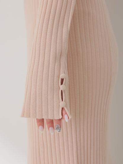 Tulle frill knit ensemble cami onepiece(eme10834)