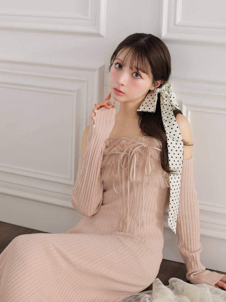 model：160cm　(size：F　color：Pink）
