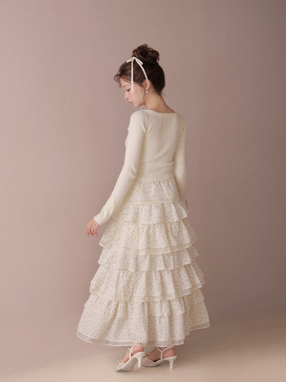 model：160cm　(size：F　color：Ivory)