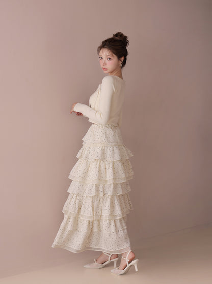 model：160cm　(size：F　color：Ivory)
