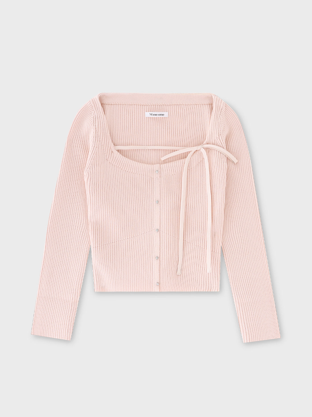 Soft fit ribbon knit tops(eme10835) – M me eme