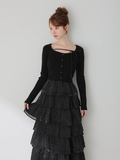model：162cm　(size：F　color：Black)