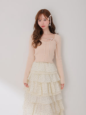 model：162cm　(size：F　color：Ivory)