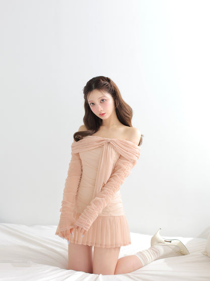 model：160cm　(size：F　color：Pink)