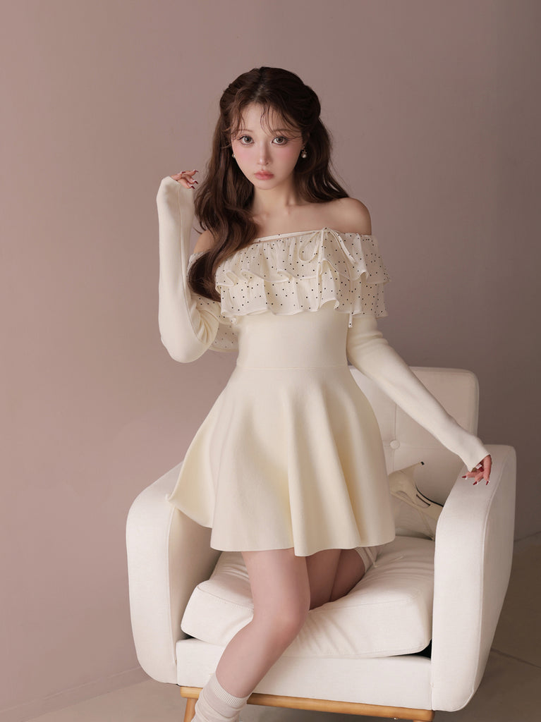 model：160cm　(size：F　color：Ivory)