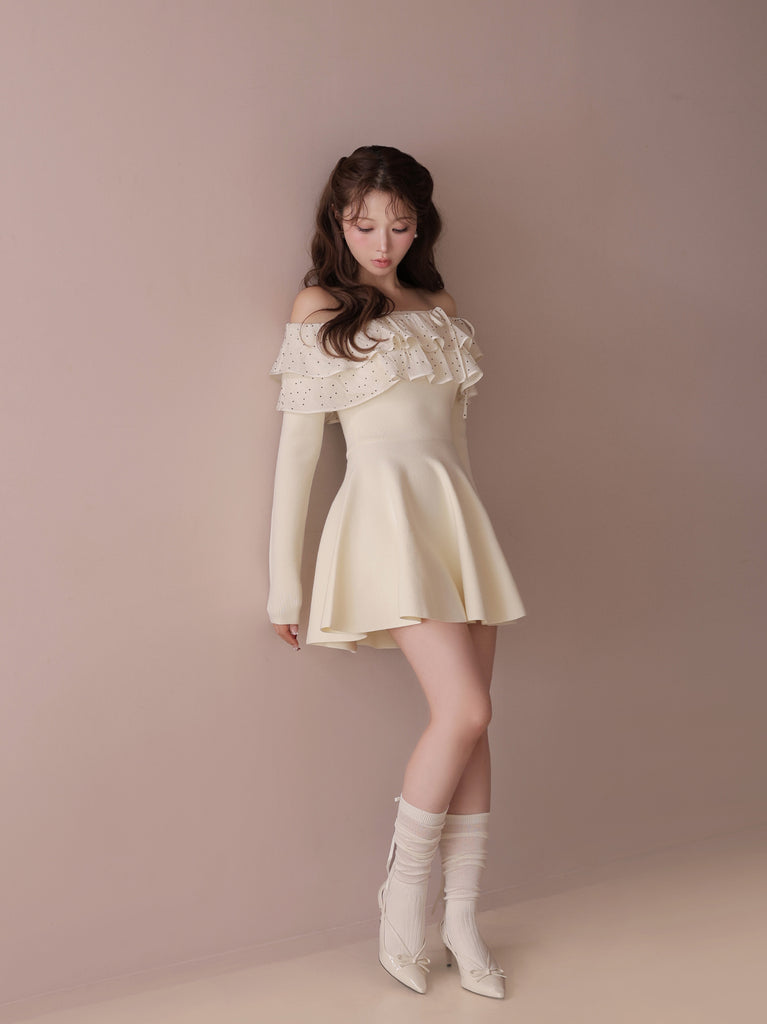 model：160cm　(size：F　color：Ivory)