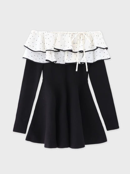 Petite Dot Frill onepiece(eme10839)