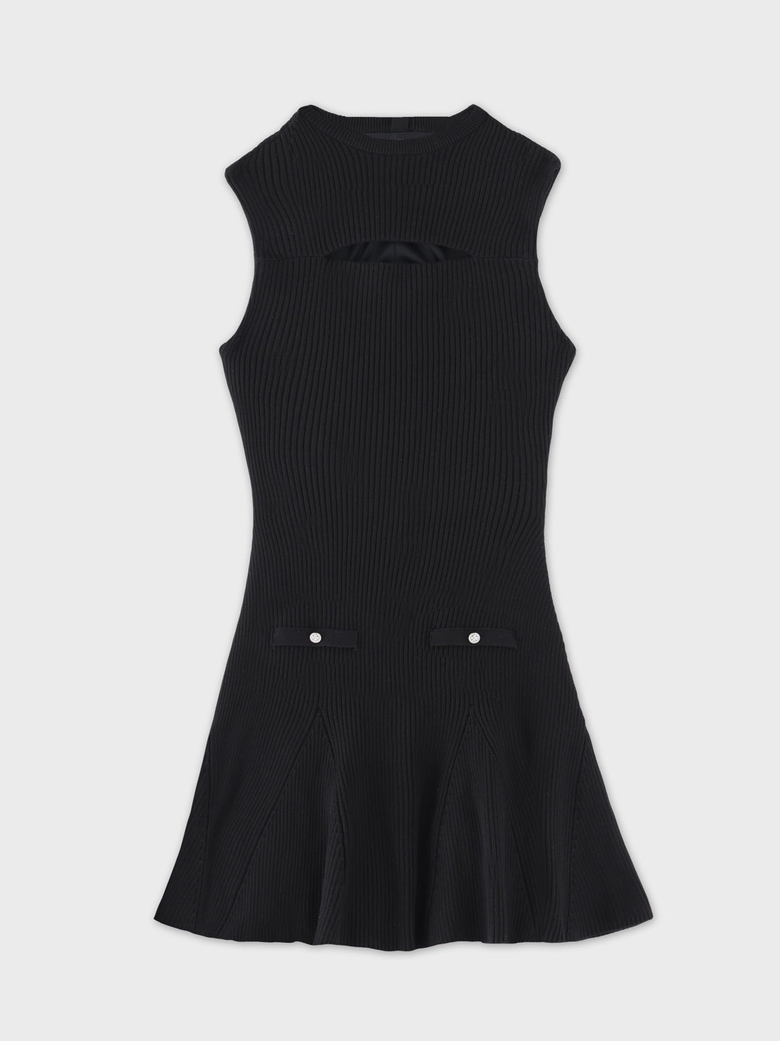 Back lace knit mini onepiece(eme10840)