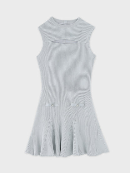 Back lace knit mini onepiece(eme10840)