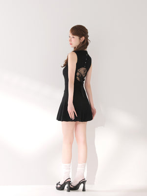 model：162cm　(size：F　color：Black)