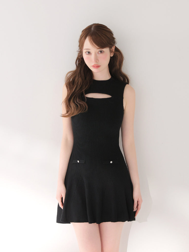 model：162cm　(size：F　color：Black)