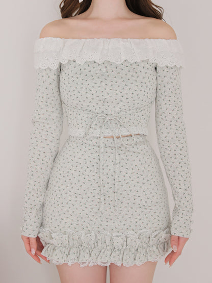 Petit fleur off shoulder set up(eme10841)