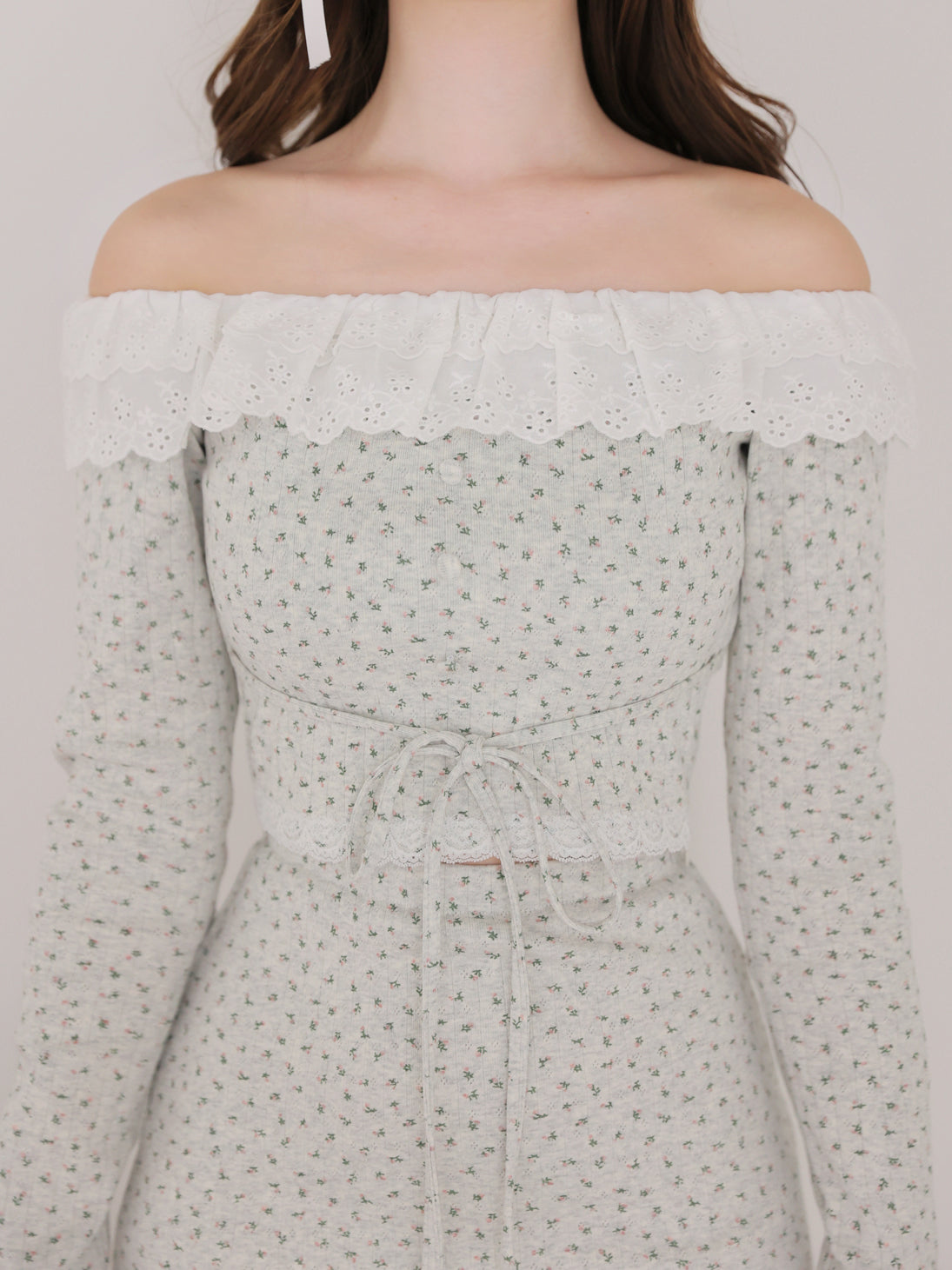 Petit fleur off shoulder set up(eme10841)