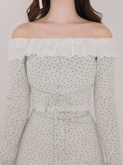 Petit fleur off shoulder set up(eme10841)