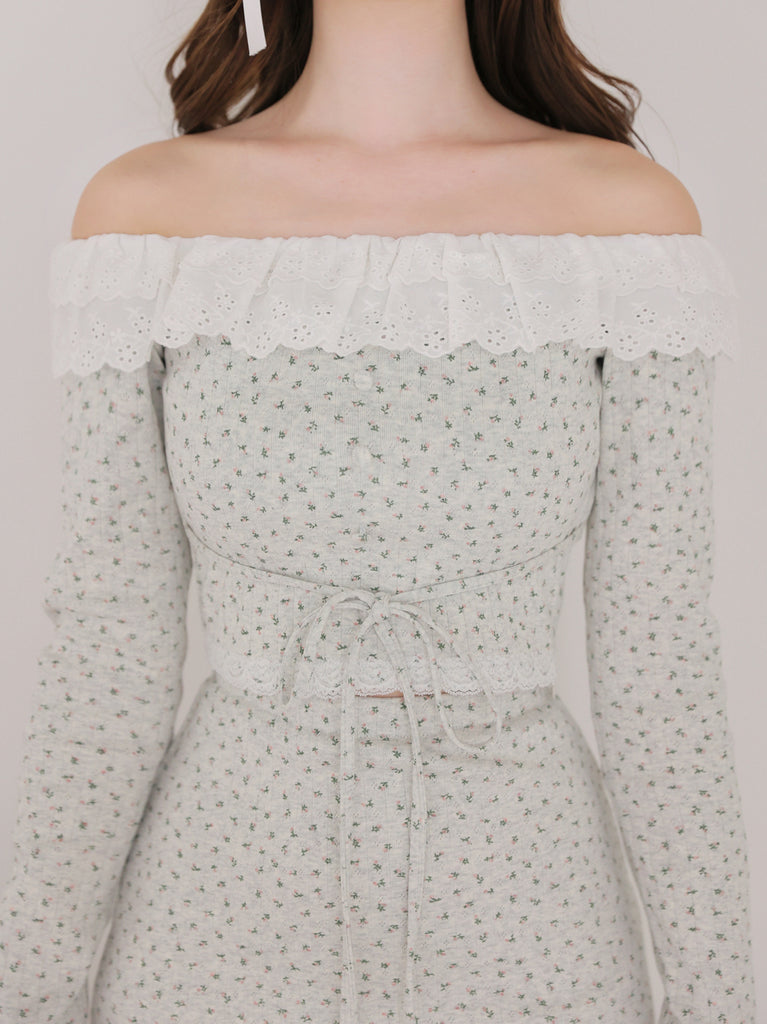 Petit fleur off shoulder set up(eme10841)