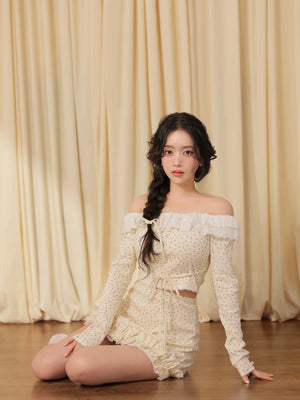 model：163cm　(size：F　color：Ivory)