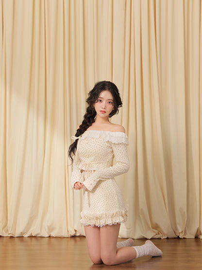 model：163cm　(size：F　color：Ivory)