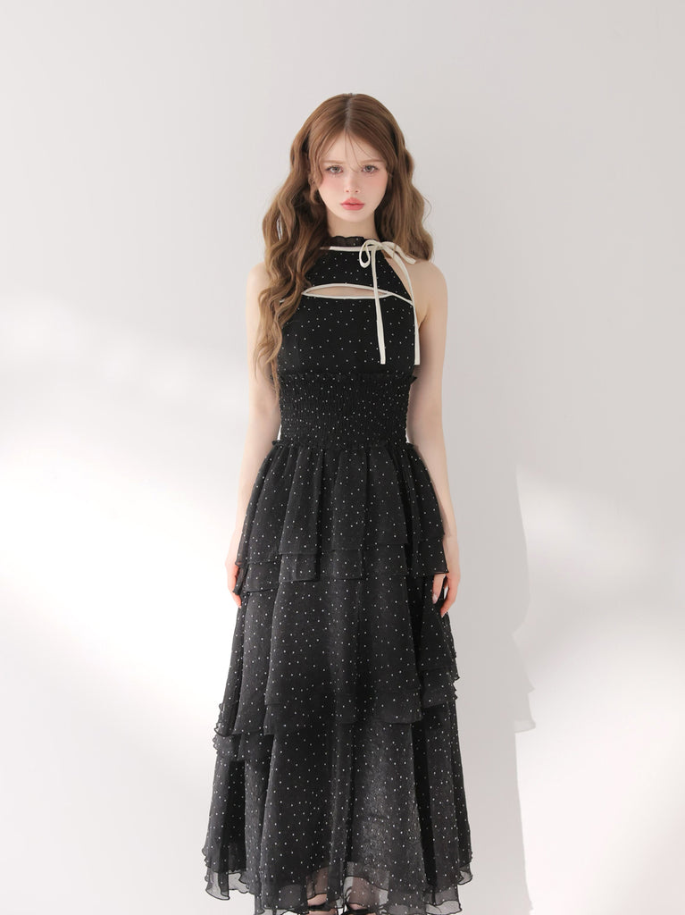 model：160cm　(size：F　color：Black)