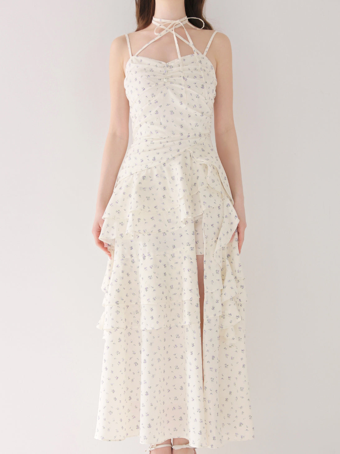 model：162cm　(size：F　color：Lavender)
