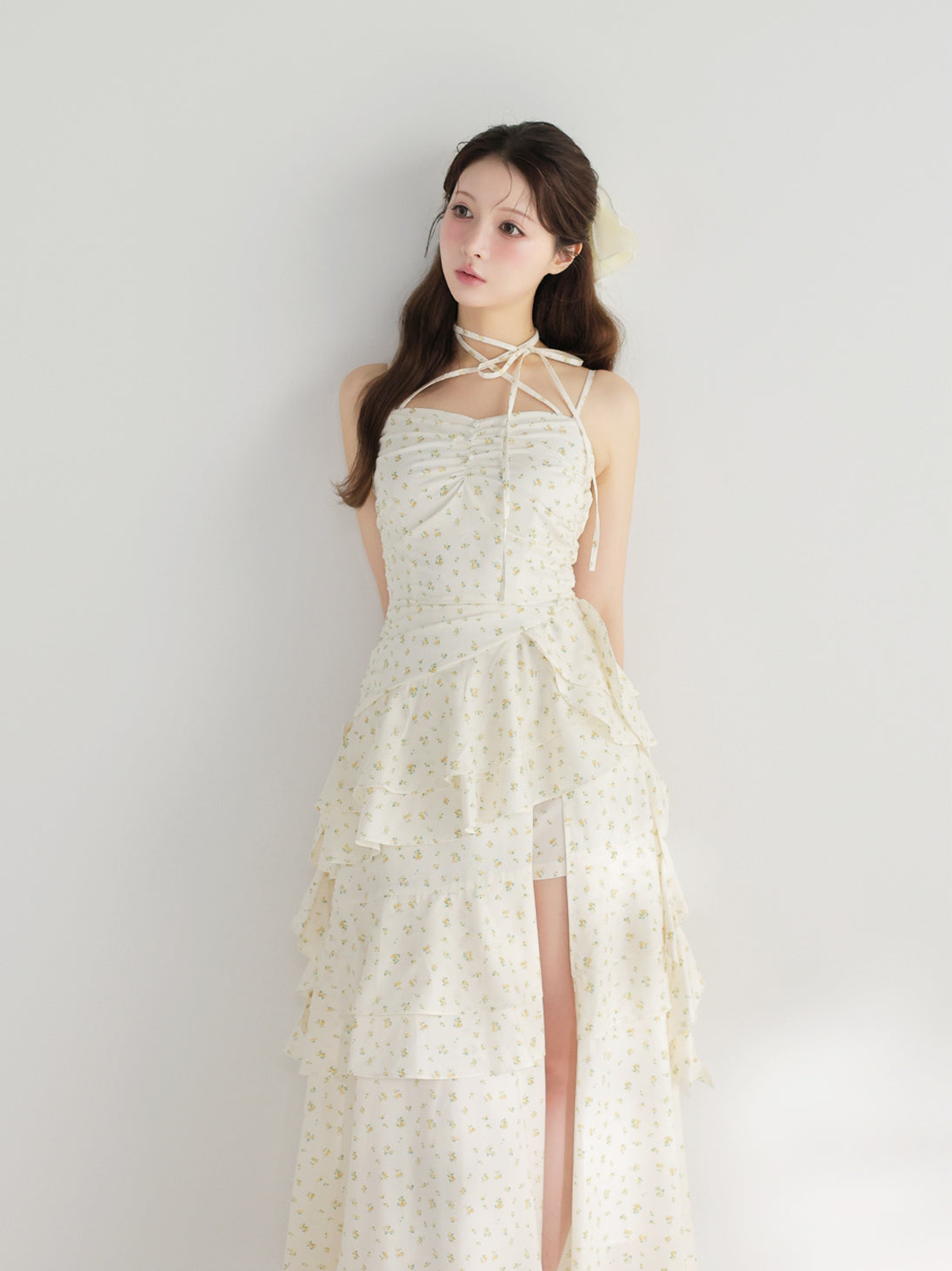 model：160cm　(size：F　color：Yellow)